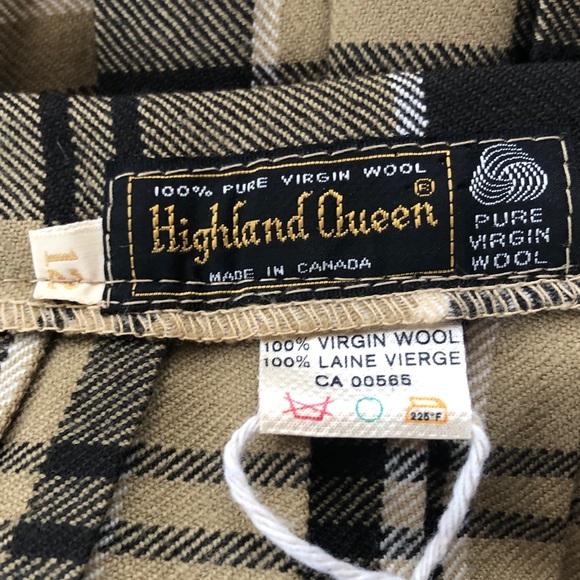 Highland Queen Pure Virgin Wool Union Made Accordion Pleated Maxi Wrap Skirt - Picture 4 of 15